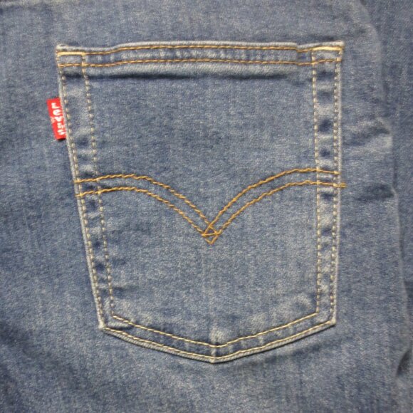 LEVI’S boys PANTS denim STRAIGHT FIT jeans 514 adjustable waist SIZE 16REG 28x28 - Picture 10 of 11